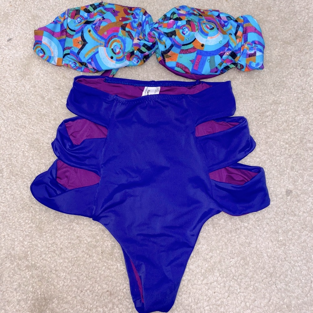 High waisted bikini